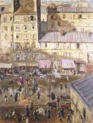 Le Boulevard Extérieur : Boulevard de Clichy et Angle de la rue de Douai (Pierre Bonnard) - Muzeo.com