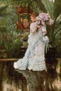 Le bouquet de lilas (James Tissot) - Muzeo.com