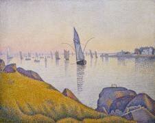Le calme du soir (Paul Signac) - Muzeo.com