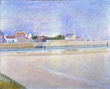 Le canal de Gravelines (Georges Seurat) - Muzeo.com