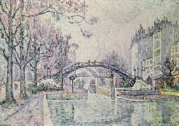 Le Canal Saint-Martin (Paul Signac) - Muzeo.com