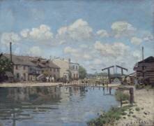 Le canal Saint-Martin, Paris (Alfred Sisley) - Muzeo.com