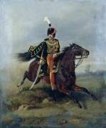 Le capitaine de Gombault-Razac, du régiment des guides (Ernst Meister) - Muzeo.com