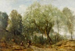 Le Catalpa. Souvenir de Ville d'Avray (Jean-Baptiste Camille Corot) - Muzeo.com