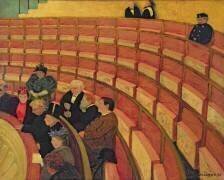 Le Cercle supérieur au Théâtre du Chatelet (Félix Vallotton) - Muzeo.com