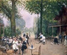 Le Chalet du Cycle au Bois de Boulogne (Jean Béraud) - Muzeo.com