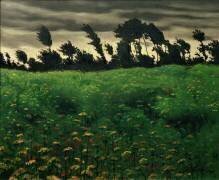Le champ de fleurs (Félix Vallotton) - Muzeo.com