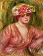 Le chapeau rose ou le portrait de Lady Hessling (Auguste Renoir) - Muzeo.com