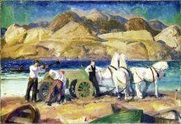 Le chariot de sable (George Wesley Bellows) - Muzeo.com