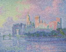 Le château des Papes à Avignon (Paul Signac) - Muzeo.com
