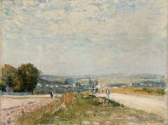 Le Chemin de Maubuisson à Louveciennes (Alfred Sisley) - Muzeo.com