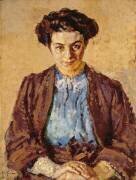 Le chemisier bleu (Harold Gilman) - Muzeo.com