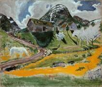 Le cheval blanc au printemps (Nikolai Astrup) - Muzeo.com
