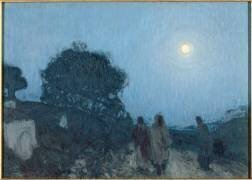 le Christ et ses disciples sur la route de Béthanie (Henry Ossawa Tanner) - Muzeo.com