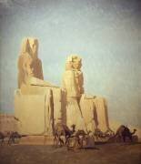 Le colosse de Thèbes (Jean-Léon Gérôme) - Muzeo.com