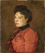 Le corsage rouge (Victor Dupont) - Muzeo.com