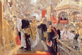Le couronnement de l'empereur Nicolas II (Valentin Serov) - Muzeo.com