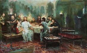 Le dernier souper (Ilya Répine) - Muzeo.com