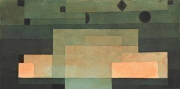 Le firmament au-dessus du temple (Paul Klee) - Muzeo.com