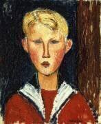 Le garçon aux yeux bleus (Amedeo Modigliani) - Muzeo.com