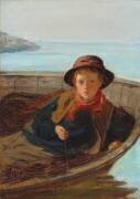 Le garçon pêcheur (William McTaggart) - Muzeo.com
