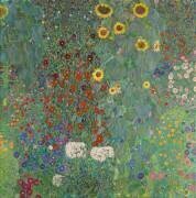 Le jardin aux tournesols (Jardin Breweru à Litzlberg sur l'Attersee) (Gustav Klimt) - Muzeo.com