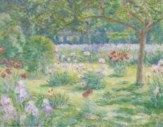 Le jardin de Claude Monet à Giverny (Blanche Hoschedé) - Muzeo.com