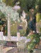 Le jardin de la famille Sorolla (Joaquin Sorolla y Bastida) - Muzeo.com