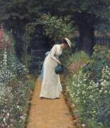 Le jardin de ma dame (Edmund Blair Leighton) - Muzeo.com