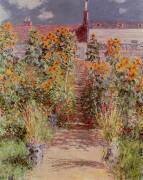 Le jardin de Vetheuil (Claude Monet) - Muzeo.com