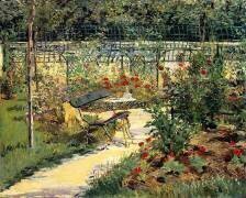 Le jardin du peintre (Edouard Manet) - Muzeo.com