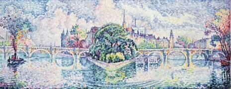 Le Jardin du Vert-Galant (Paul Signac) - Muzeo.com