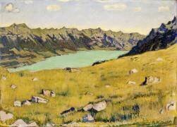 Le Lac de Brienz depuis Breitlauenen (Ferdinand Hodler) - Muzeo.com