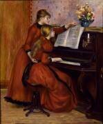 Le leçon de piano (Auguste Renoir) - Muzeo.com