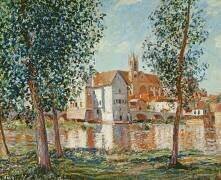 Le Loing à Moret (Alfred Sisley) - Muzeo.com