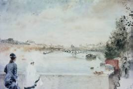Le Long de la Seine (Giuseppe de Nittis) - Muzeo.com
