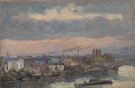 Le long de la Seine (Albert Lebourg) - Muzeo.com
