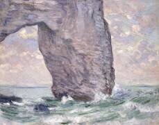 Le Manneporte vu d'en bas (Claude Monet) - Muzeo.com