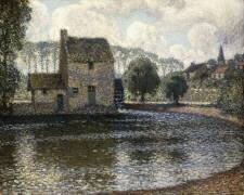 Le moulin à vent gris (Henri Le Sidaner) - Muzeo.com