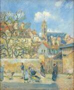 Le Parc aux Charrettes (Camille Pissarro) - Muzeo.com