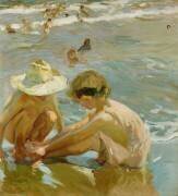 Le pied blessé (Joaquin Sorolla y Bastida) - Muzeo.com