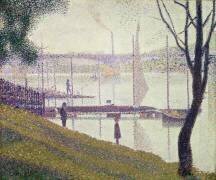 Le Pont de Courbevoie, 1886-87 (Georges Seurat) - Muzeo.com