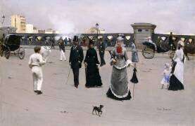 Le pont de l'Europe (Jean Béraud) - Muzeo.com