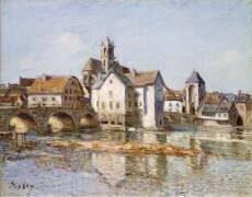 Le pont de Moret (Alfred Sisley) - Muzeo.com