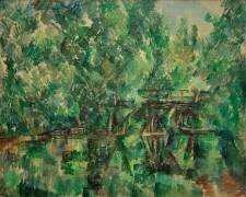 Le pont sur l’étang (Paul Cézanne) - Muzeo.com