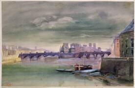 Le Pont-Neuf et l'Ile de la Cité (Henri Jean-Baptiste Levis) - Muzeo.com
