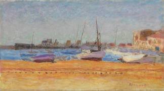 Le port de Cannes (Pierre Bonnard) - Muzeo.com