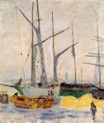 Le port de Cannes (Pierre Bonnard) - Muzeo.com