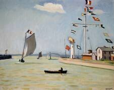Le Port de Honfleur (Albert Marquet) - Muzeo.com