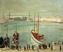 Le port de Marseille (Albert Marquet) - Muzeo.com